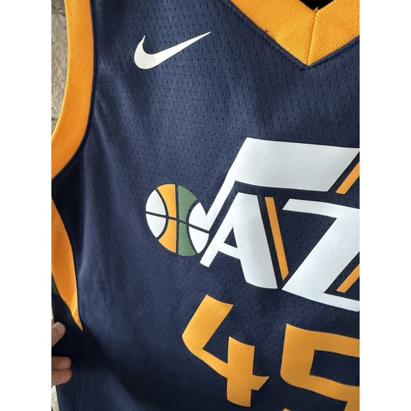 Nike Utah Jazz NBA Children's Jersey Donovan Mitchell Basketball #45 Size Medium - Picture 3 of 8